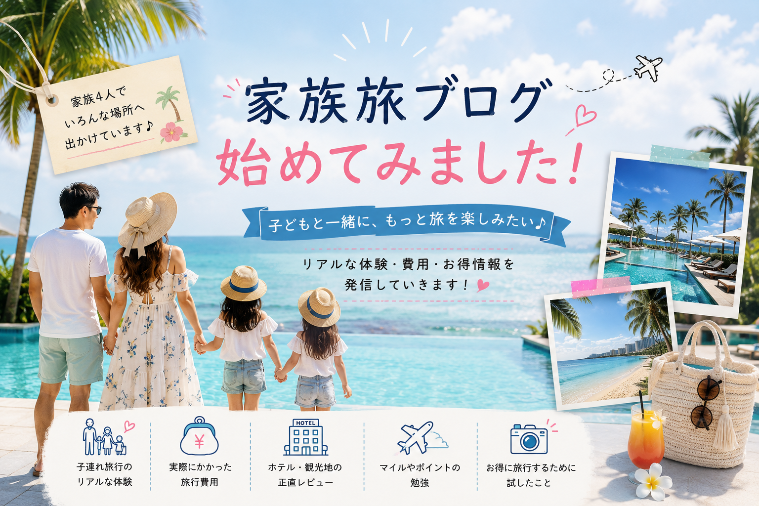家族旅ブログ始めました！
